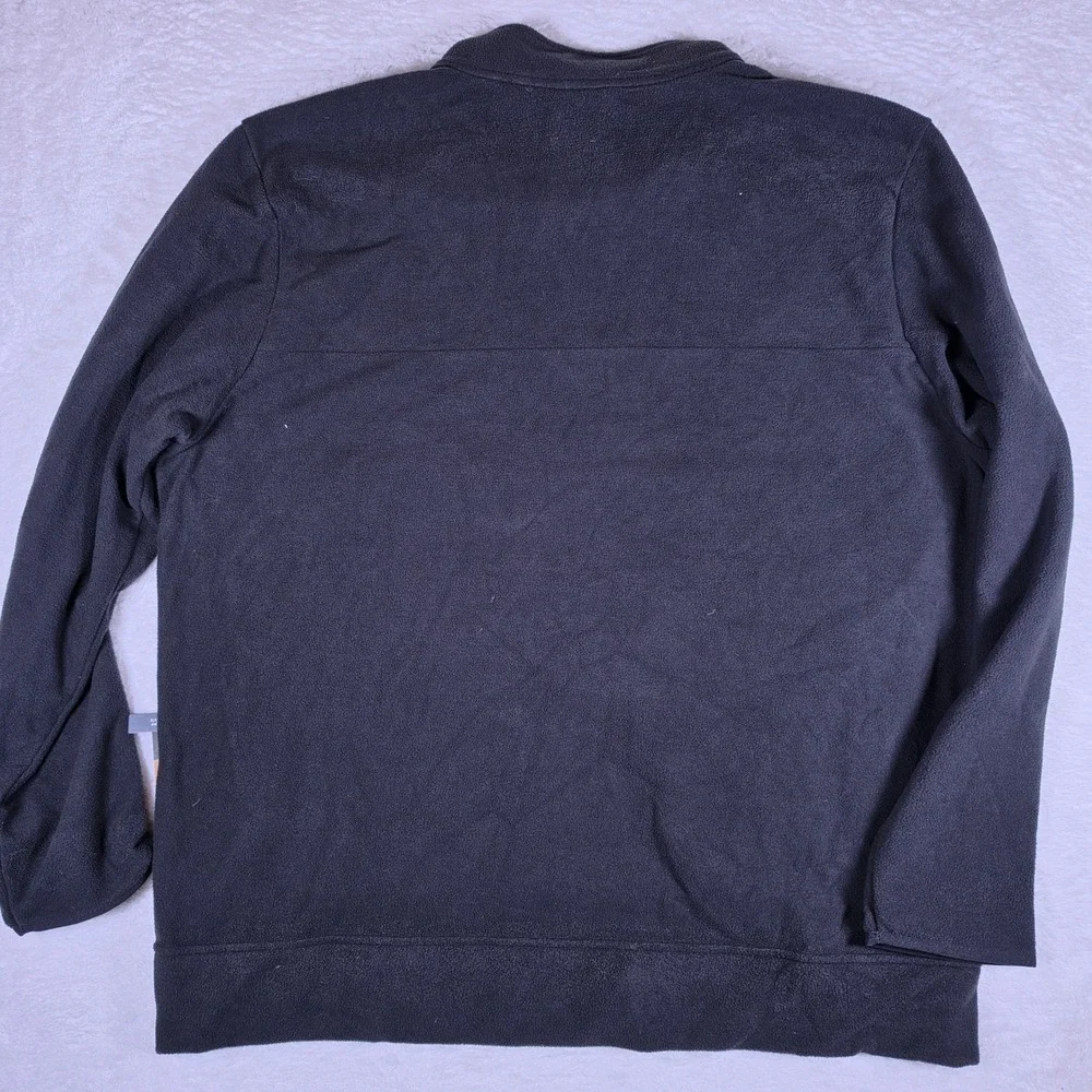 The North Face Anchor Full Zip Mens XXL Black L/S Circular Design NF0A87RH4H0